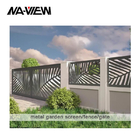 Background Field Board Decorative Metal Fence Panels 1100mm Height