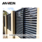 Aluminium Steel Garden Privacy Decorative Metal Fence Panels
